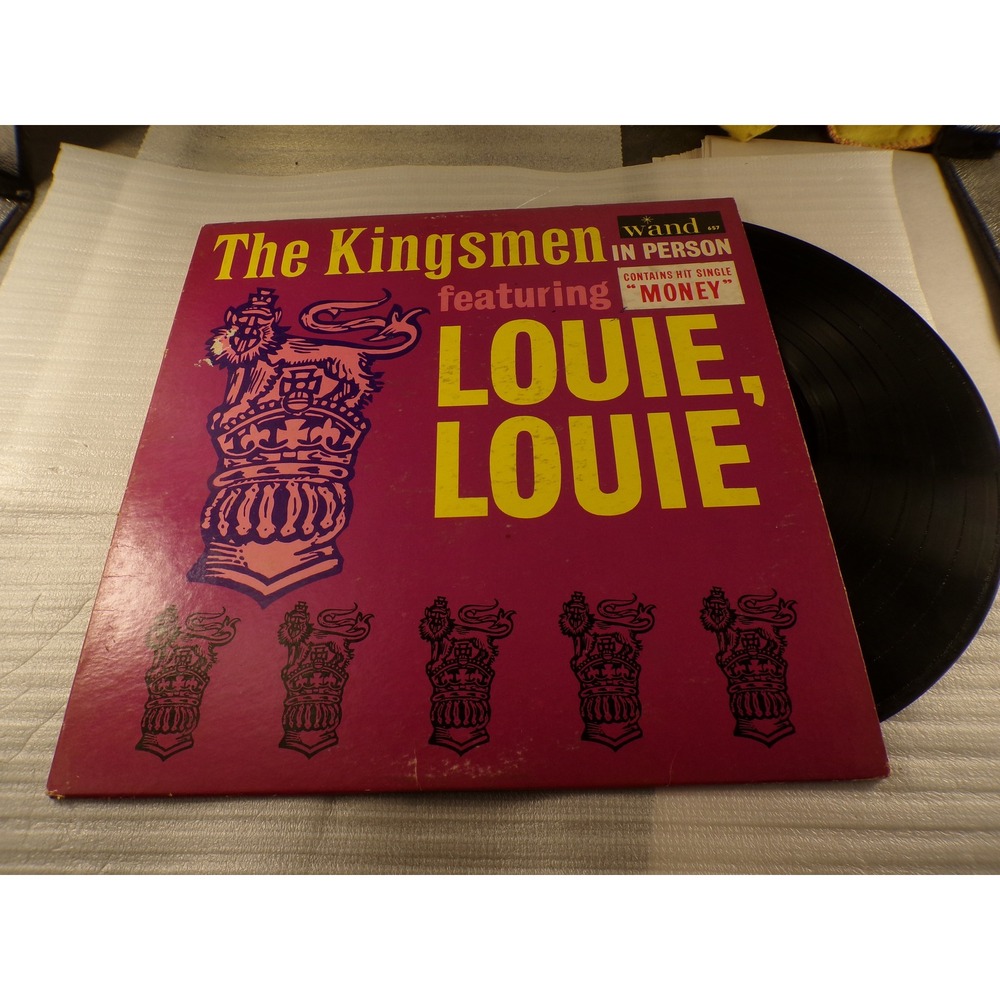 The Kingsmen In Person Featuring Louie Louie Vinyl LP Wand 657 Garage Rock 1963